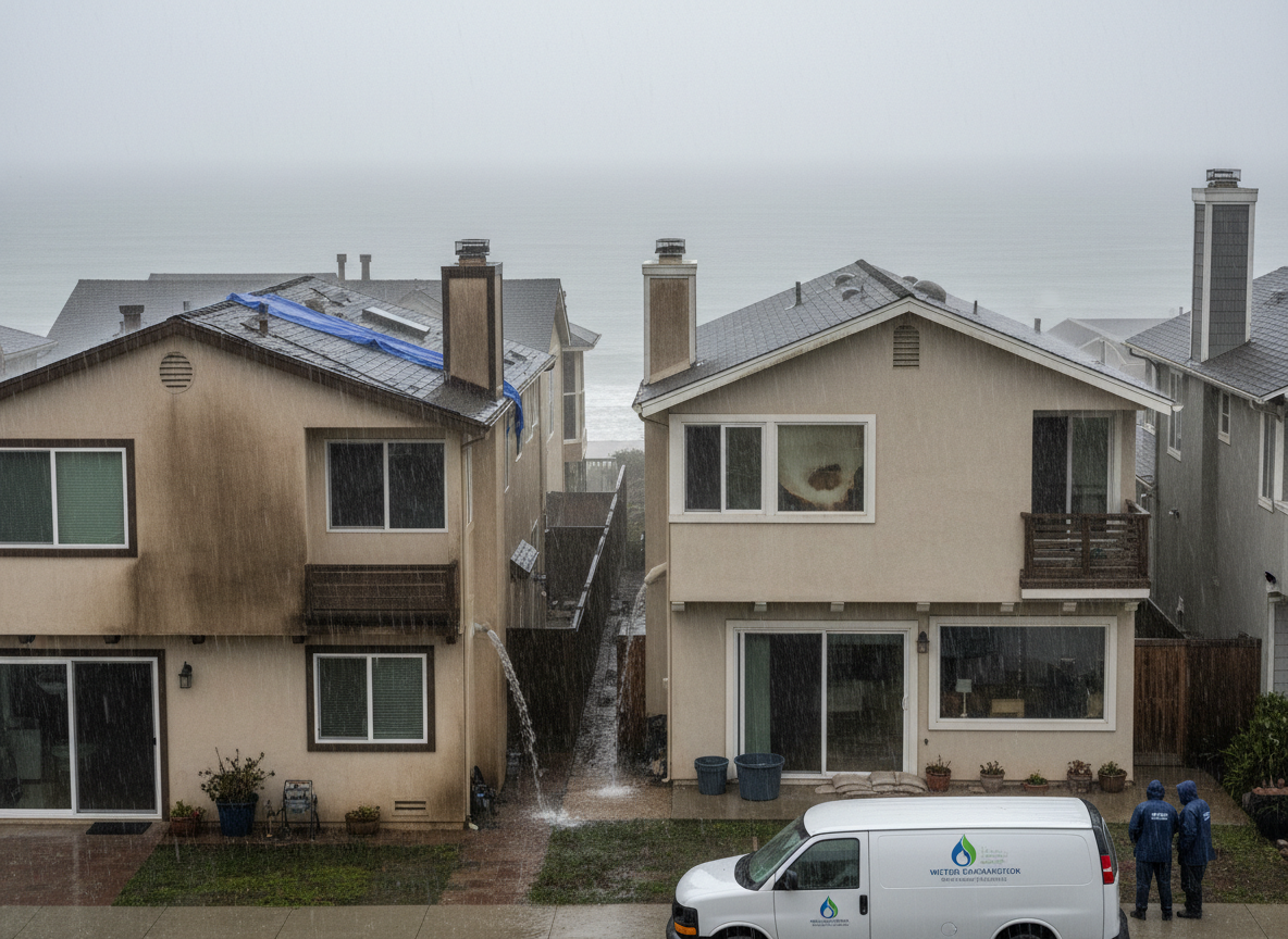 Winter Rainwater Intrusion in Del Mar Homes
