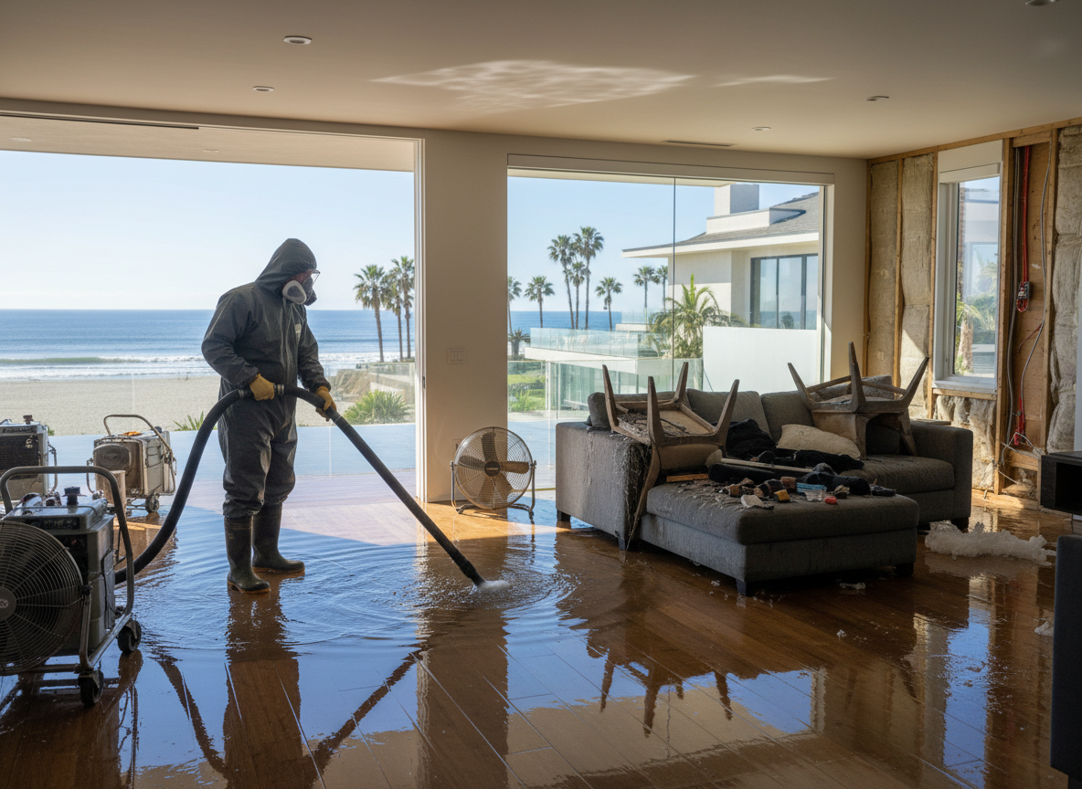 Water Damage Restoration Del Mar in Carmel Valley, CA 92130