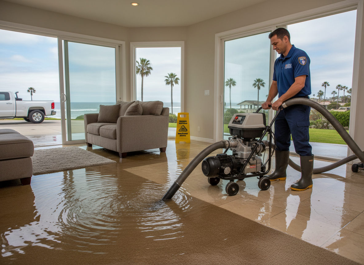 Water Damage Restoration Del Mar in Torrey Pines, CA 92014