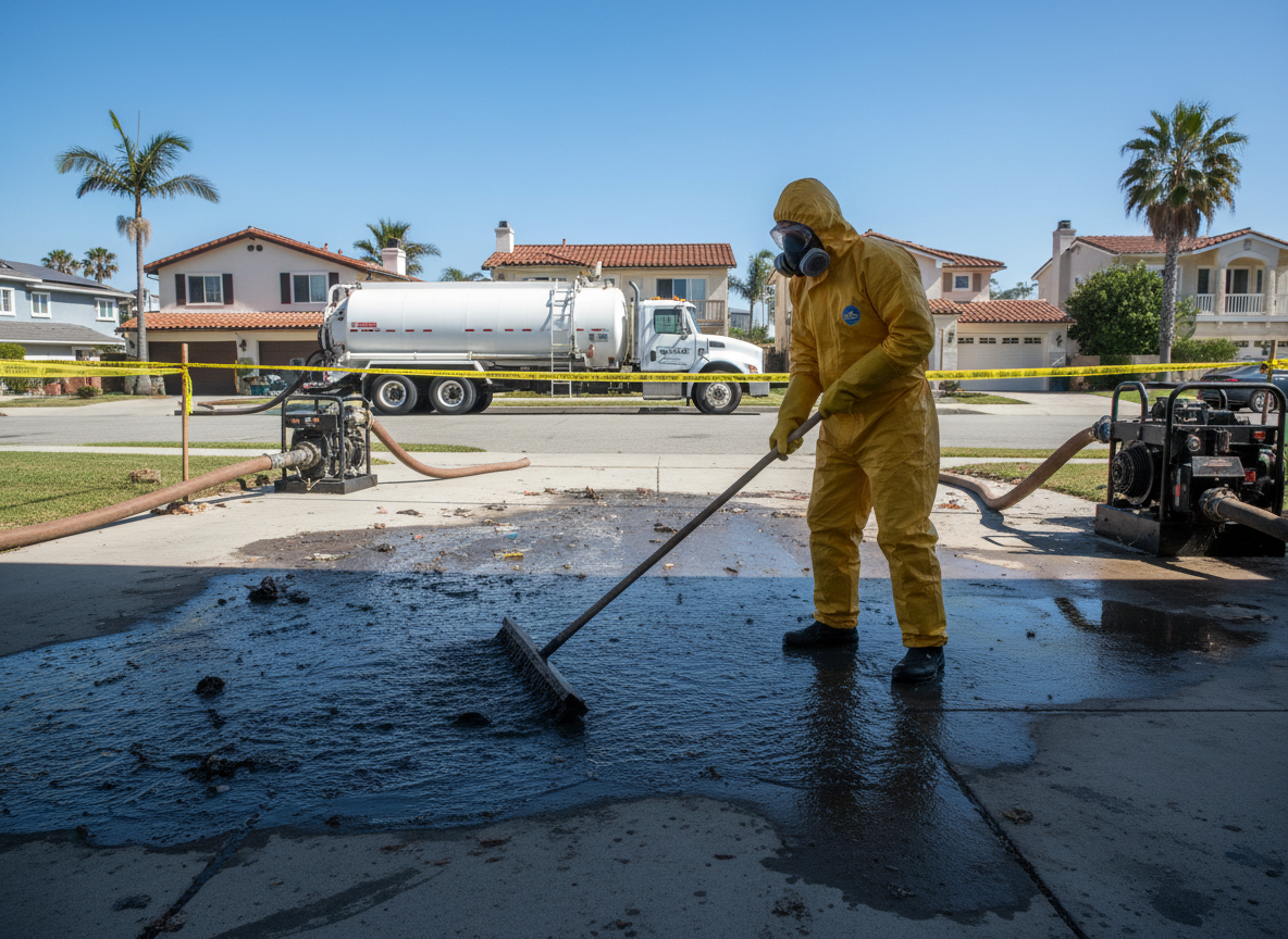 Sewage Cleanup in Del Mar, CA